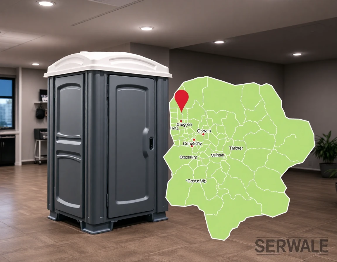 Porta Potty Service Areas Map